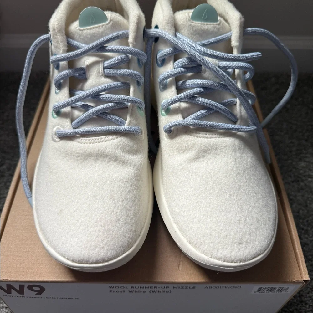 Allbirds Women’s Wool Runner-Up Mizzle - Frost White - Picture 3 of 5